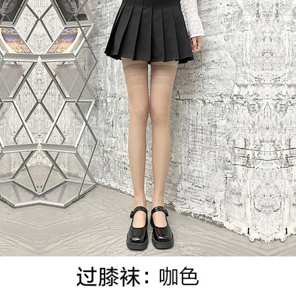Polo Dot Silk Stockings Women's Ultra-thin Summer Anti-hook Silk Durable Jk Black Silk Pure Naked Slim Tall Pantyhose