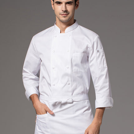 Zhenyao Chef Work Clothes Western Restaurant Catering Hotel Kitchen Bakery Cake Shop Men's and Women's Work Uniforms 2025 Professional