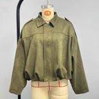 Green coat / S