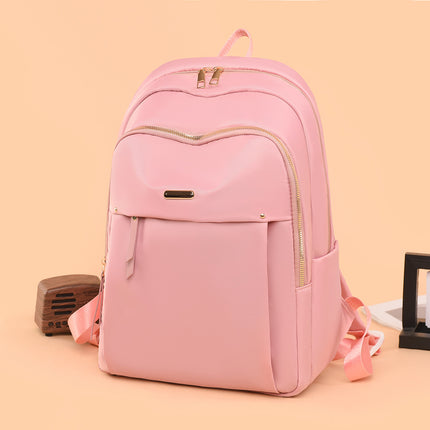 Backpack Oxford Cloth Backpack 2025 Large Capacity Computer Bag Fashionable Student Leisure Travel Lightweight School Bag