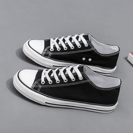 Little Black Shoes, Student Cloth Shoes, Labor Protection Sneakers, Low-Top Track and Field Training Flats, Lace-Up Sports Shoes, Dance Shoes, Women's Shoes