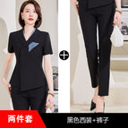 Two-piece black suit pants / S