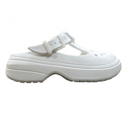 Hole Shoes Mary Jane Classic Slippers Outdoor Beach Shoes Women's Shoes Baotou Heightening Thick Sole Integrated Outer Wear Non-slip