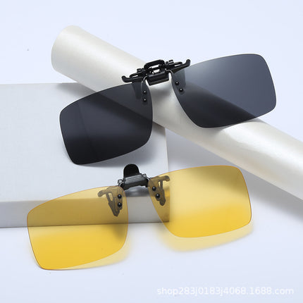 New Polarized Clip Myopia Sunglasses Fishing Driving Polarized Sunglasses for Men and Women Day and Night Clip Glasses