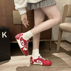 Red shoe sole change / 35