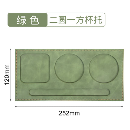 A6 document splint business office meeting leather writing pad manager magnetic folder logo signature board