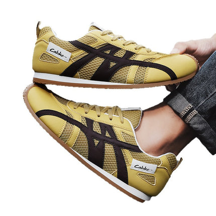 Men's Shoes Moral Training Shoes 2025 New Style Breathable Fashion Simple Stylish Sports Leisure Versatile Flats Lightweight Sports Shoes