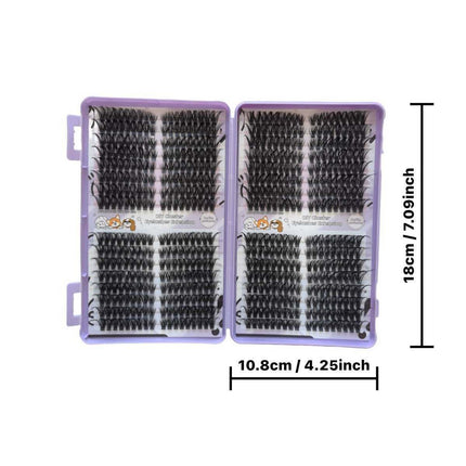 Popular Wm 22 Amazon Large-Capacity DIY Self-Grafting Set Single Cluster European and American New Single Cluster Cross-Border False Eyelashes
