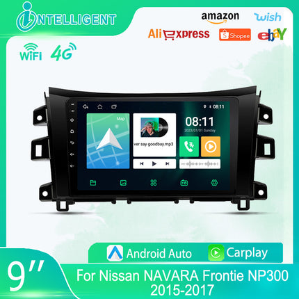 Suitable for 15-17 Nissan NP300 car GPS Android navigator Bluetooth reversing image player