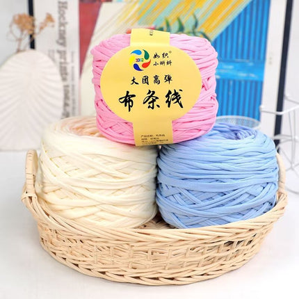 Large Group Cloth Strap High Elastic Hook Wrap Mat Knitted Hand Woven Storage Basket Crochet Blanket Cloth Belt Cloth Rope DIY