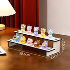 2-5 layers doll rack white [2 layers]