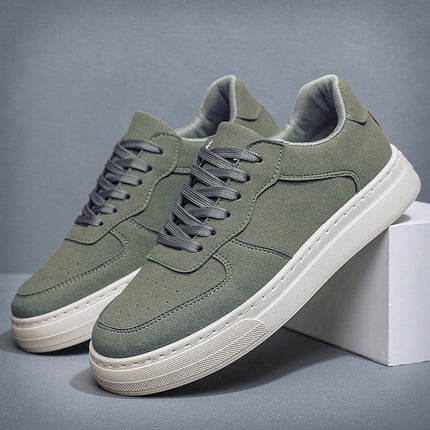 Men's autumn and winter casual shoes retro sneakers Four Seasons single shoes men's leather shoes outdoor hiking fashion trendy men's shoes