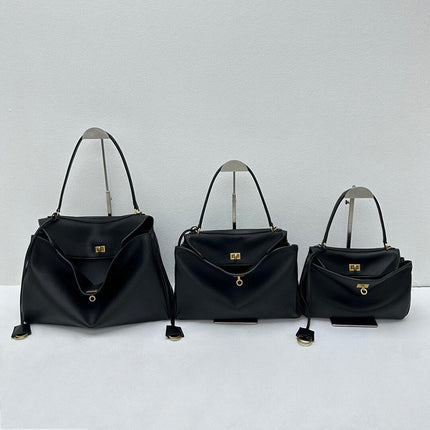 Women's Bag 2025 New Rodeo Handbag First Layer Cowhide Tote Bag Fashionable Cool Single Shoulder Crossbody Armpit Bag
