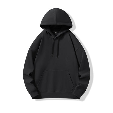 Hooded Sweater | Non-Deformable Pure Cotton Sweater Xinjiang Cotton Shoulder Pullover Autumn and Winter Solid Color ins Street Tide Hoodie