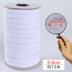 0.9cm * bleached color * a roll of 73 meters