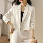 one-piece white suit / S