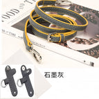 Graphite gray 1.2cm wide shoulder strap + no-drill installation kit