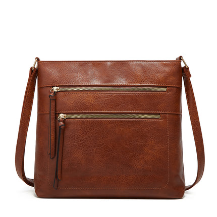 New Cross-Border Extra-Large Capacity Crossbody Bag, Fashionable, Simple, Retro Tote Bag, Foreign Trade Shoulder Bag, Women's Bag, Ladies' Bag