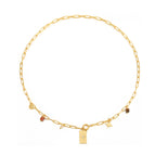 908j-1 eight-pointed star necklace