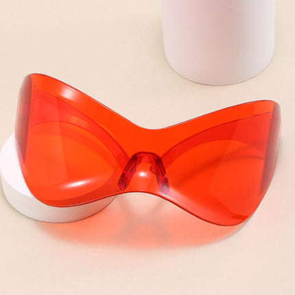 Europe and the United States cross-border new fashion ball shape mirror personality wear fruit color mask fashionable sunglasses 8032