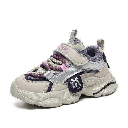 Babudou Children's Shoes for Girls 2026 Spring and Autumn New Fashion Korean Style Trendy Kids' Dad Shoes Girls' Sneakers