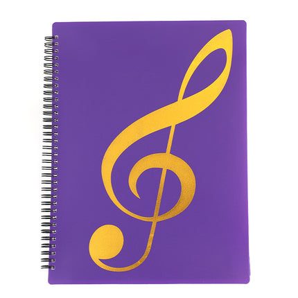 Shuangyi Source Factory 40/60 Page Music Score Folder A4 Piano Score Book with Printable Logo