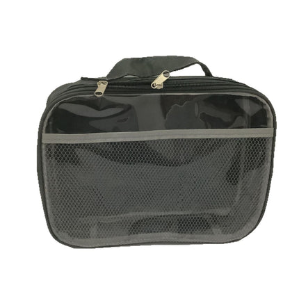 2025 Cross-Border New Product Amazon Factory Direct Sale Pvc Zipper Mesh Storage Bag Set for Travel Storage