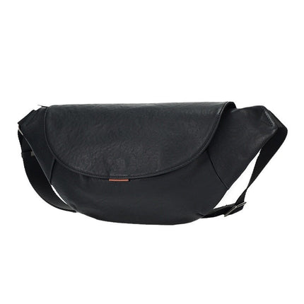 Cross-border Top-layer Cowhide High-end Men's Crossbody Backpack Casual Bags Men's Large Capacity Genuine Leather Chest Bag