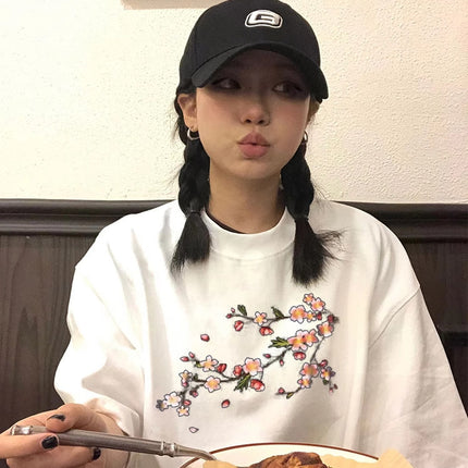 Summer Pure Cotton Short-Sleeved T-Shirt for Women 2026 Colorful Cat Print Design Niche American High Street Loose Half-Sleeve Top