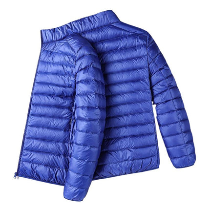 2024 new lightweight cotton-padded jacket men's slim short Korean fashion brand plus size fashion thin winter coat men's clothing