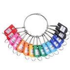 Big circle + 10 buckles + 10 thickened cards