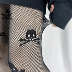 Ghost head net black