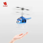 Cartoon airplane induction aircraft blue