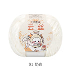 Cloud silk*01*milk white*100%*lyocell*50g*approximately 220m