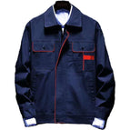 Navy blue and orange block thickened top [polyester card] / 160/S