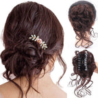 Gripper style long beard curling ring-dark brown (high temperature wire)