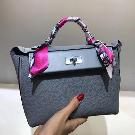 2023 New 2424 Kelly Mini Top Layer Cowhide Dumpling Bag Wings Bag Crossbody Shoulder Handbag Women's Bag