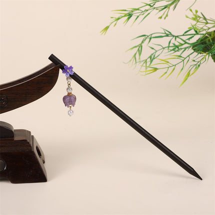 New Year Red Festive Chinese Style Hairpin Palace Style Tassel Walking Hair Hairpin Retro Hanfu Ancient Dress Cheongsam Hair Accessories Women