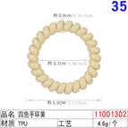 11001302#Four color bracelet yellow