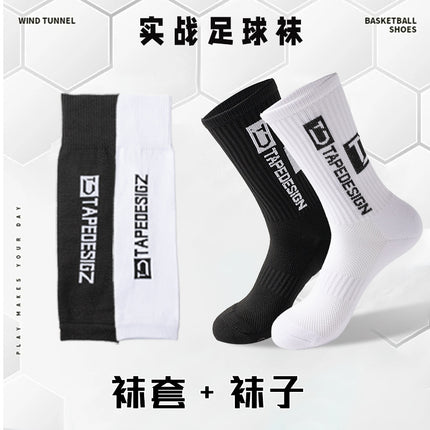 Cross-border Xiyin Amazon Explosions TC Long Nylon Sweat Absorbing Deodorant Dispensing Anti-slip Football Socks Socks Combination