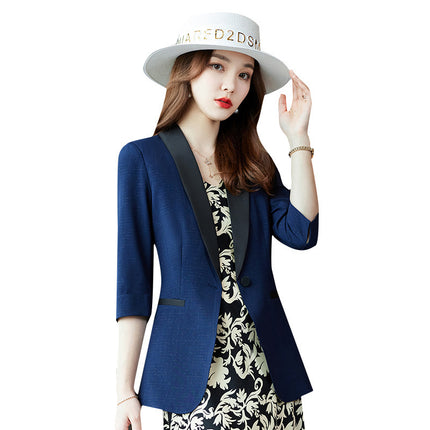 Cross-border Yellow Suit Dress Women's Spring and Summer Korean Fashion Business Wear Small Suit Women's dress suit