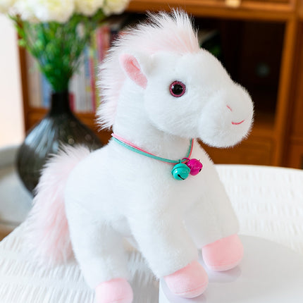 Cute and Adorable Plush Toy Pony Doll, Realistic Standing Pony Stuffed Toy, Little Pony Plushie