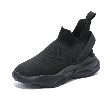2023 New Socks Sole Light Men's Breathable Flying Woven Sports Shoes Fashion Trendy Shoes Street All-match European Shake Fast Generation