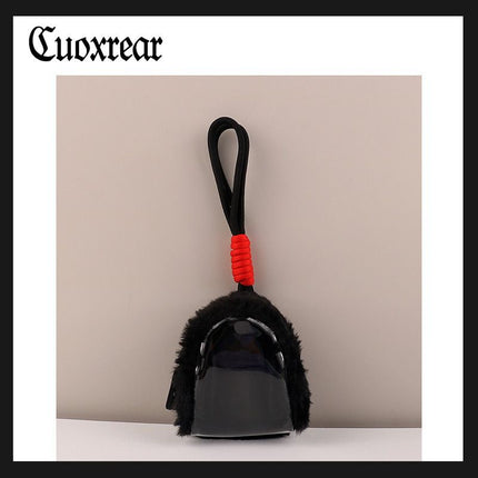 Original Plush Transparent Storage Bag Mini Cute Coin Purse Canvas Earphone Bag Storage Hanging Bag