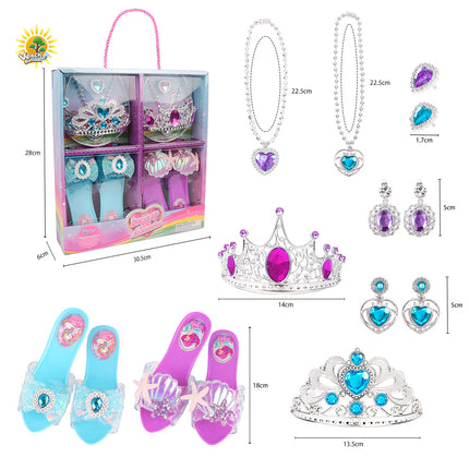 Weiqi Fairy Tales Children's Play House Cute Girls Exquisite Accessories Various DIY Princess Dress up Mobile Phone Toy Box
