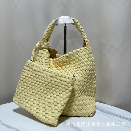 Niche Design Handmade Woven Bag Women's Western-style Bag Women's Bag Small Bag Large Capacity Vegetable Basket Bag