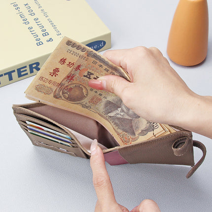 Foreign Trade Genuine Leather Passport Holder, Unisex, Ultra-Thin Rfid Multifunctional Full Leather Wallet, Ticket Holder, Passport Document Holder