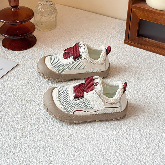 Children's sneaker 2025 Summer New Girls Biscuit Shoes Baby Board Shoes Soft Bottom Boys' Breathable Mesh Shoes Lightweight