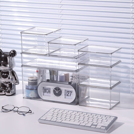 Small Card Storage Box Flip Acrylic Desktop Yum Star Ultraman Card Sorting Card Box Large Capacity
