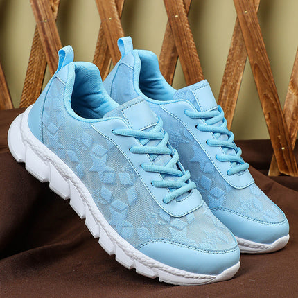 Jinjiang Cold Sticky Shoes Mesh Breathable Casual sneaker Soft Sole Comfortable Outdoor Running Shoes Fashionable All-match White Shoes
